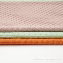 Poly Cotton Span Jacquard Knit Fabric